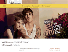 Tablet Screenshot of friseur-struwwel-peter.de